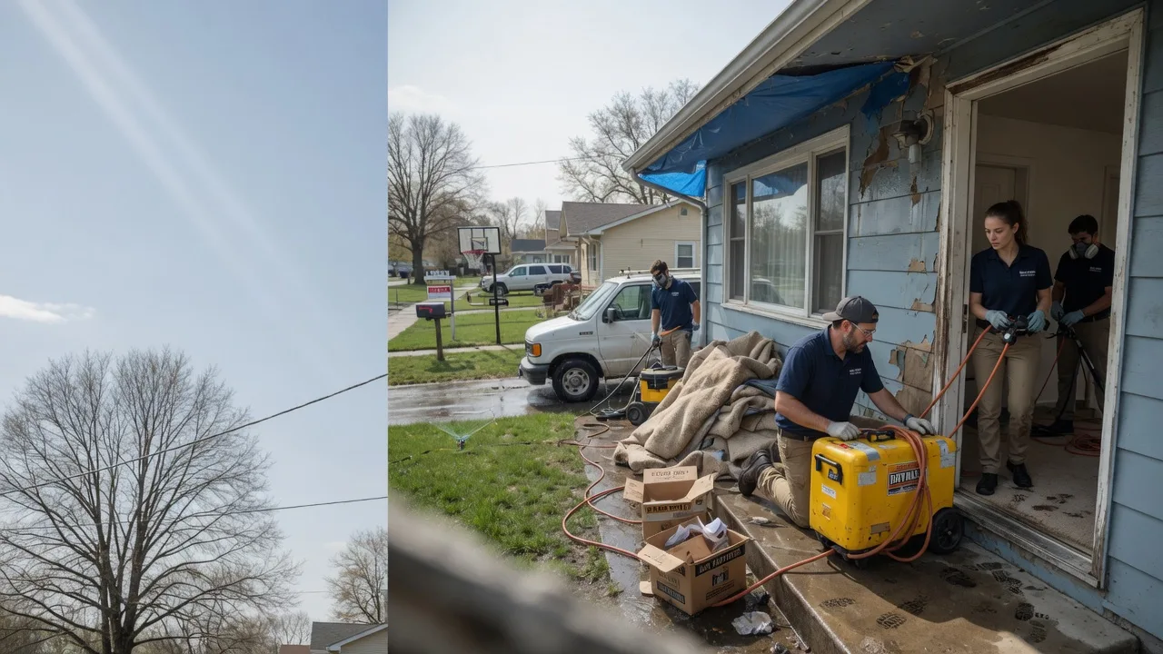 Basement Flood Cleanup in Cypress, IL near me